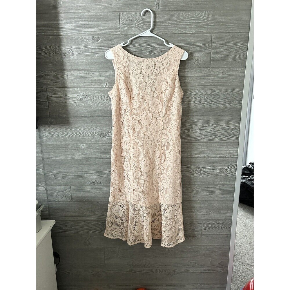 Eva Mendez New York And Company Pink Dress Women's Size Medium‎ NWT PINK LACE